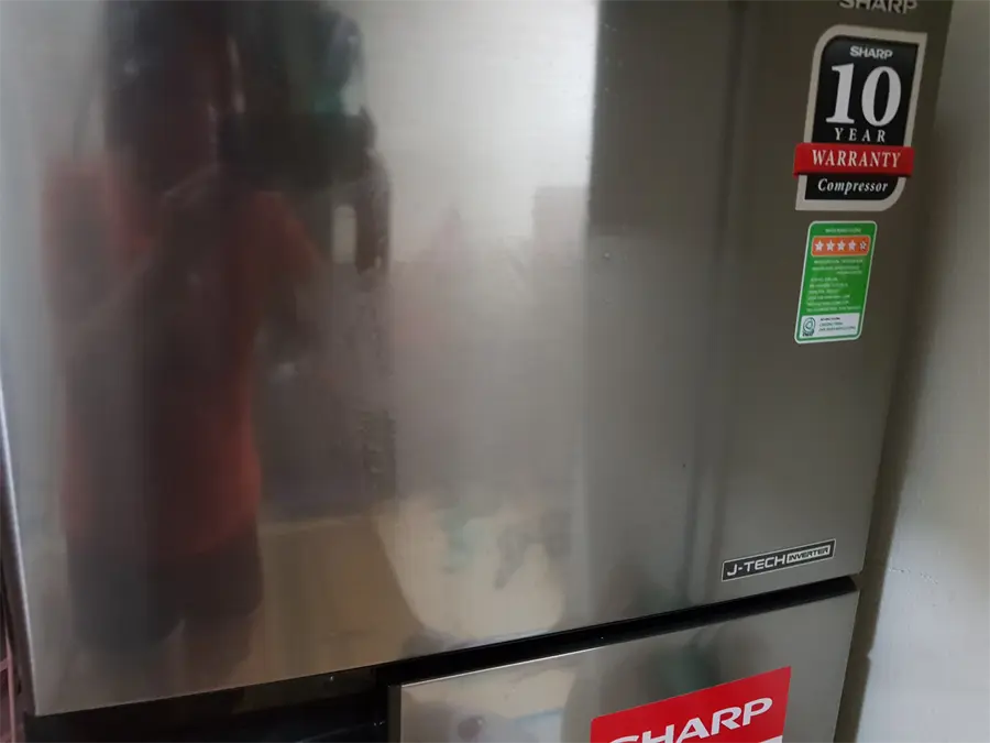 Khách hàng review Tủ lạnh Sharp Inverter 150 lít SJ-X176E-SL 14