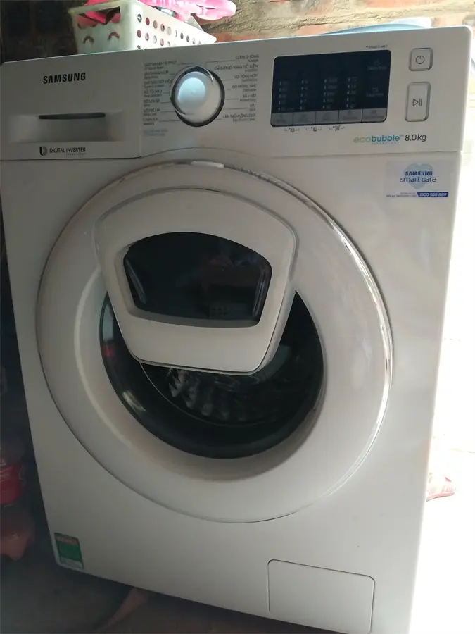 Khách hàng review Máy giặt Samsung AddWash Inverter 8 kg WW80K52E0WW/SV 12