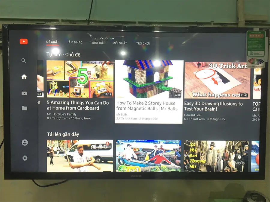 Khách hàng review Smart Tivi Samsung 32 inch UA32N4300 47