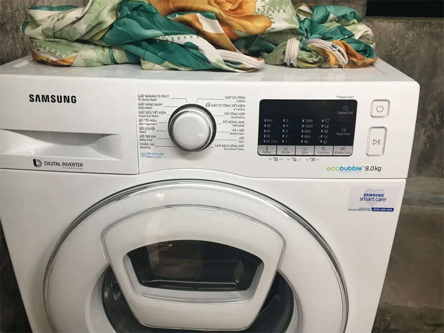 Khách hàng review Máy giặt Samsung AddWash Inverter 8 kg WW80K52E0WW/SV 10