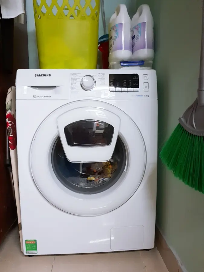 Khách hàng review Máy giặt Samsung Inverter 9 kg WW90K52E0WW/SV 2