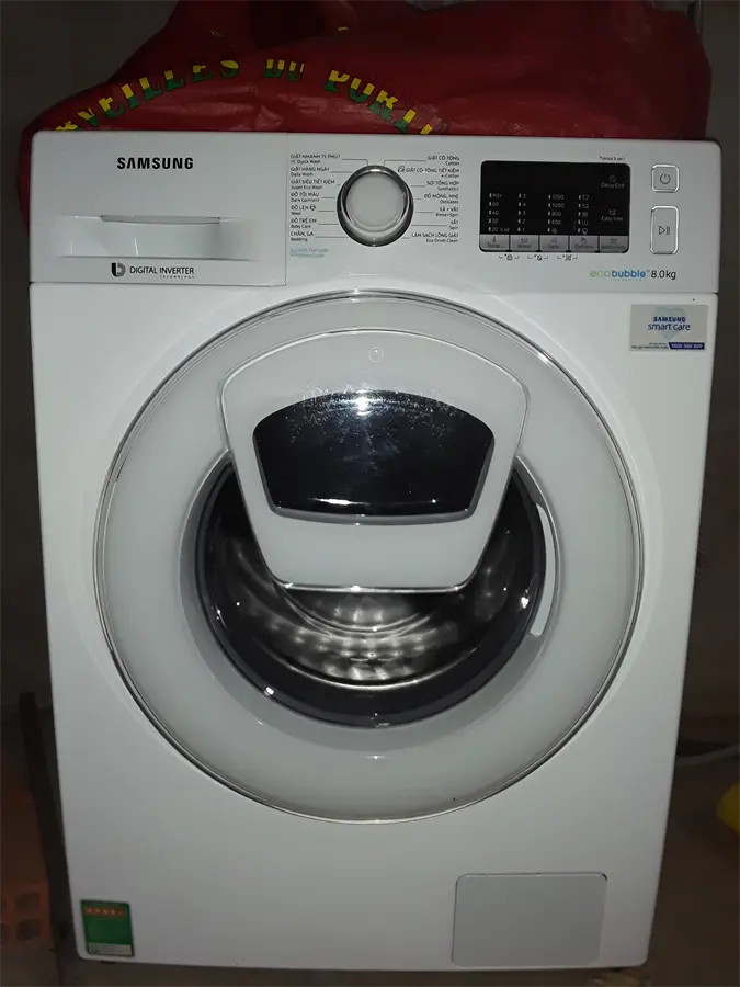 Khách hàng review Máy giặt Samsung AddWash Inverter 8 kg WW80K52E0WW/SV 9