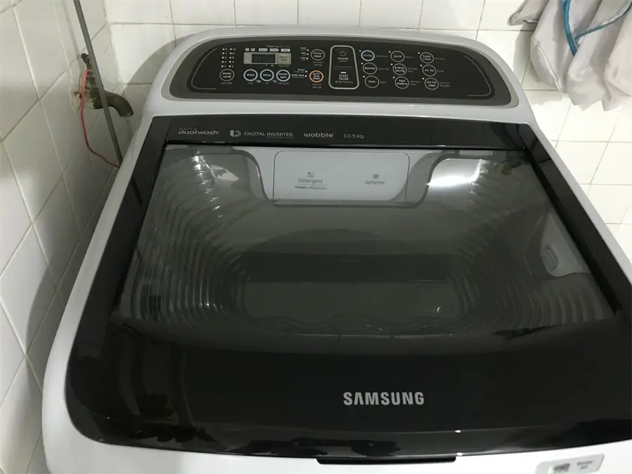 Khách hàng review Máy giặt Samsung Inverter 10.5 kg WA10J5750SG/SV 9