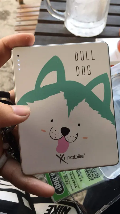 hách hàng review Pin sạc dự phòng 10.000 mAh Type C Xmobile Gram 4 Dull Dog 6