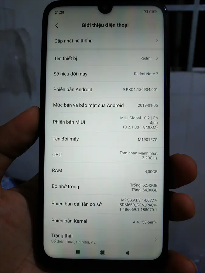 Khách hàng review Điện thoại Xiaomi Redmi Note 7 (4GB/64GB) 40