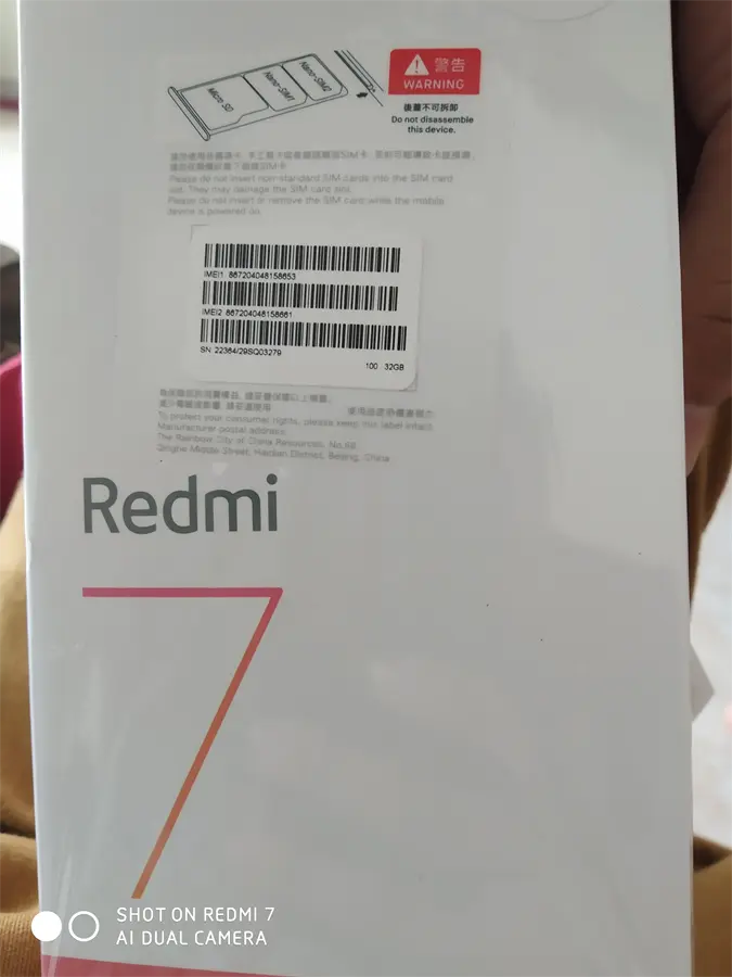 Khách hàng review Điện thoại Xiaomi Redmi 7 (3GB/32GB) 8