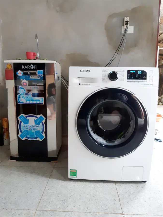 Khách hàng review Máy giặt Samsung Inverter 9 kg WW90J54E0BW/SV 11