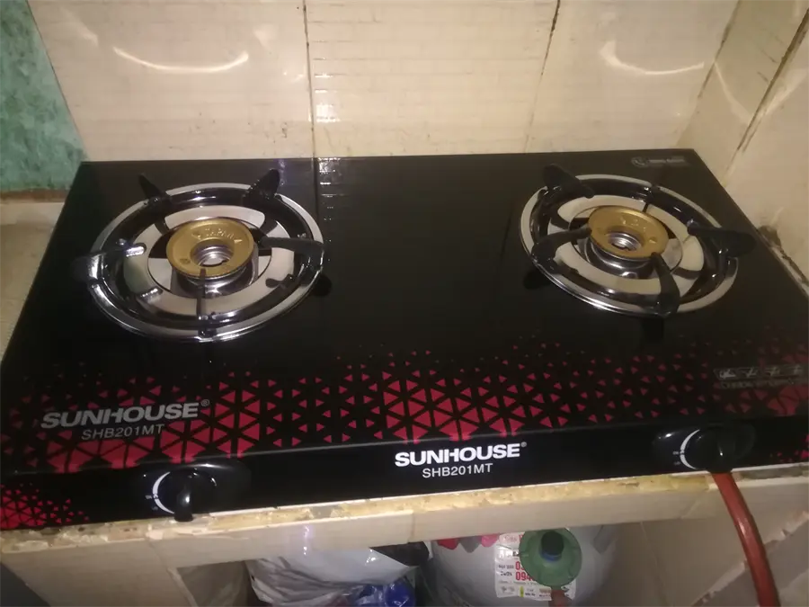Khách hàng review Bếp ga đôi Sunhouse SHB 201MT 58