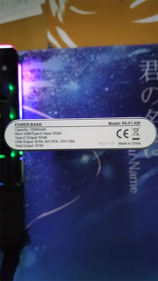 Khách hàng review Pin sạc dự phòng Polymer 10.000 mAh Type C QC3.0 eValu PA F1 Air 12