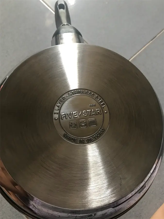 Khách hàng review Chảo inox chống dính đáy từ 22 cm Fivestar CKD22-3DI 3