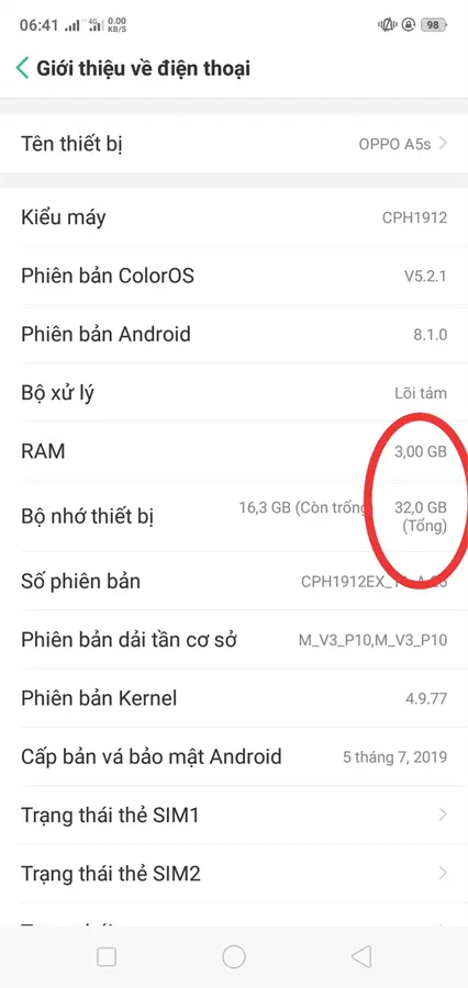 Khách hàng review Điện thoại OPPO A5s 4
