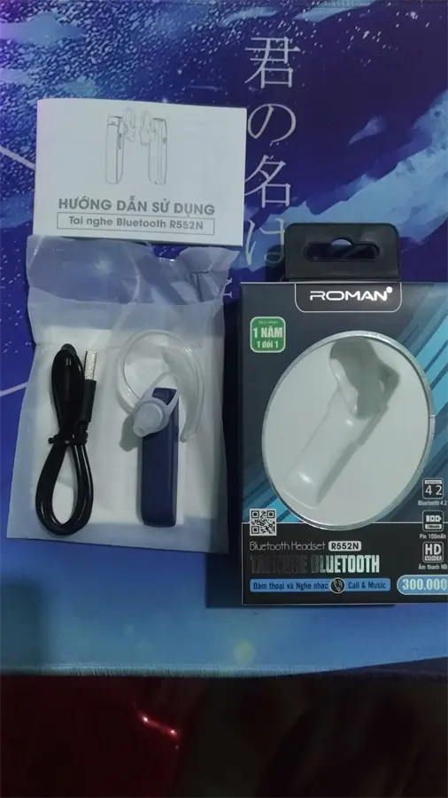 Khách hàng review Tai nghe Bluetooth 1 Bên Roman R552N 9