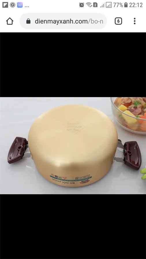 Khách hàng review Bộ 3 nồi nhôm anod nắp kính Sunhouse SH6634 23