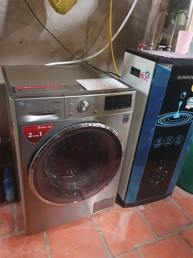 Khách hàng review Máy giặt sấy LG Inverter 9kg FC1409D4E 3