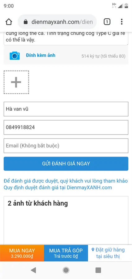 Khách hàng review Điện thoại Nokia 5.1 Plus 3
