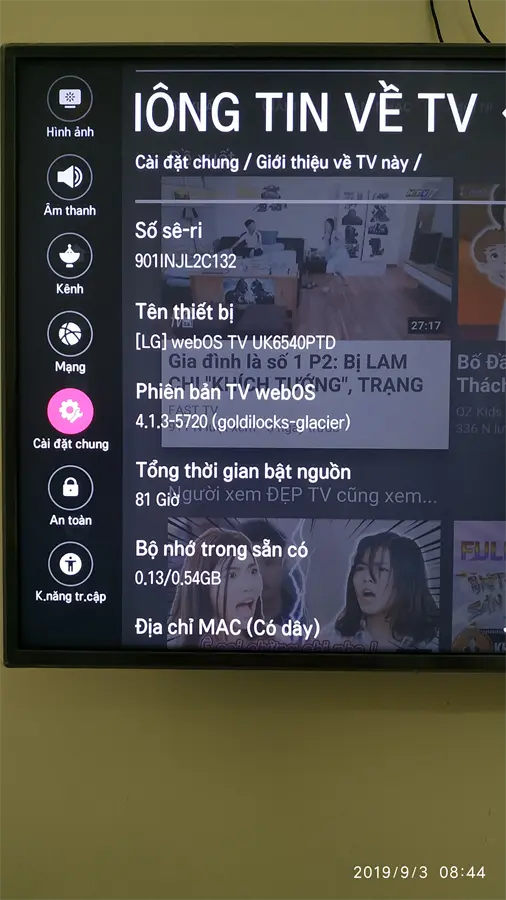 Khách hàng review Smart Tivi LG 4K 43 inch 43UK6540PTD 4