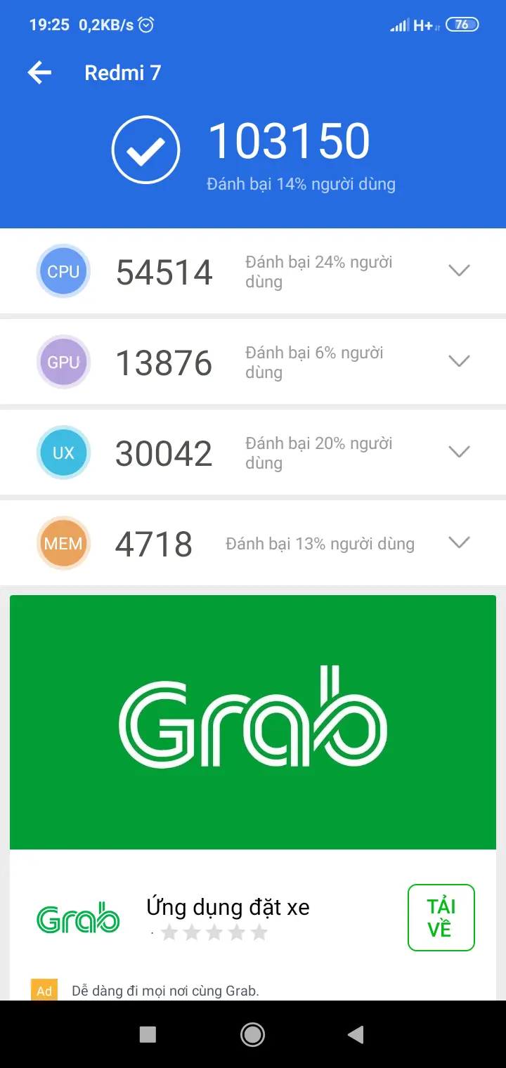 Khách hàng review Điện thoại Xiaomi Redmi 7 (2GB/16GB) 2
