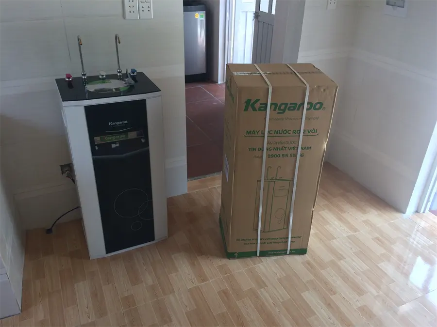 Khách hàng review Máy lọc nước RO nóng nguội lạnh Kangaroo KG10A3 10 lõi 63