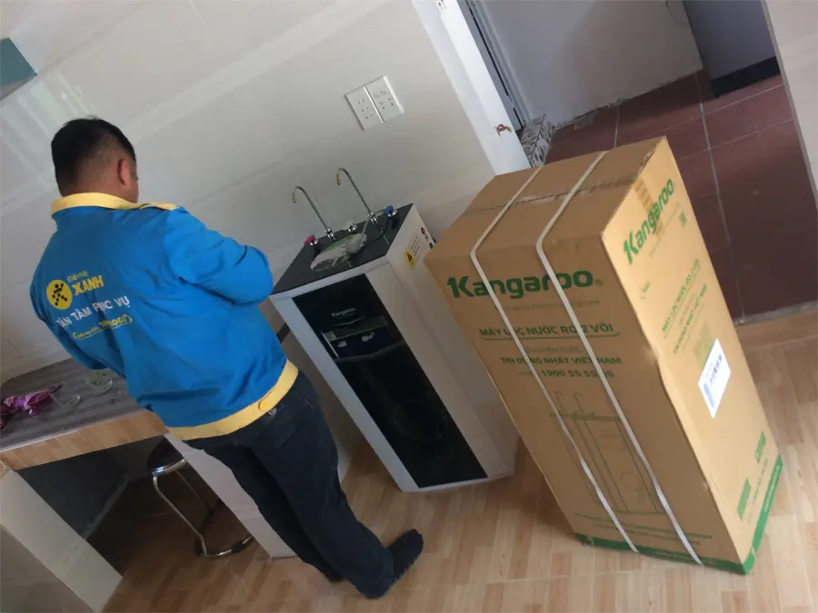 Khách hàng review Máy lọc nước RO nóng nguội lạnh Kangaroo KG10A3 10 lõi 62