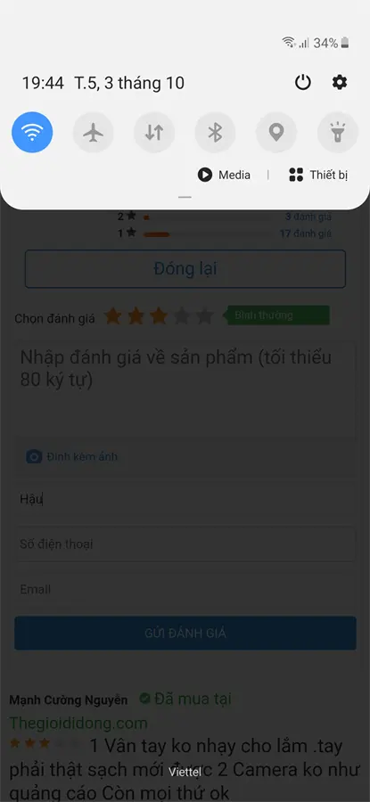 Khách hàng review Điện thoại Samsung Galaxy A50s 17