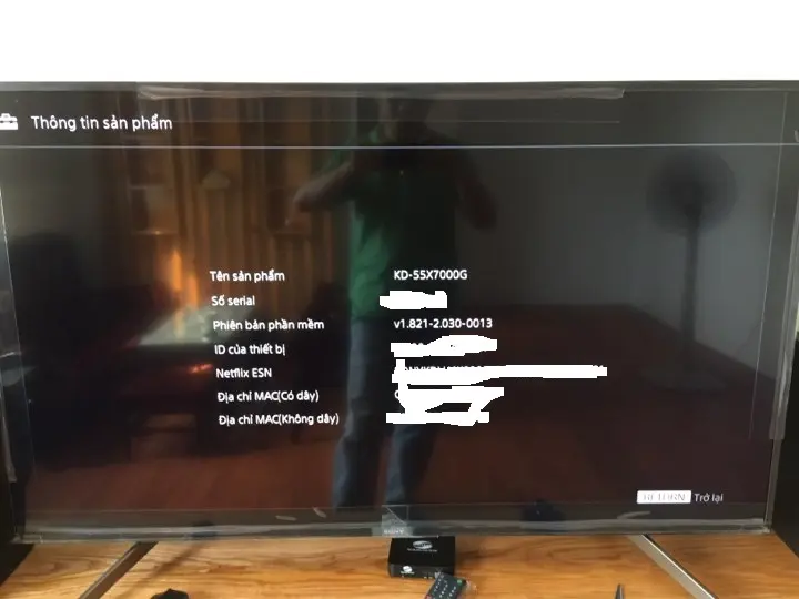 Khách hàng review Smart Tivi Sony 4K 55 inch KD-55X7000G 6