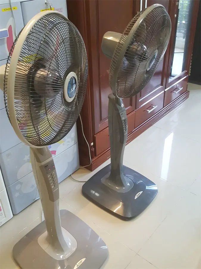 Khách hàng review Quạt đứng Mitsubishi LV16-RV SF-GY 5