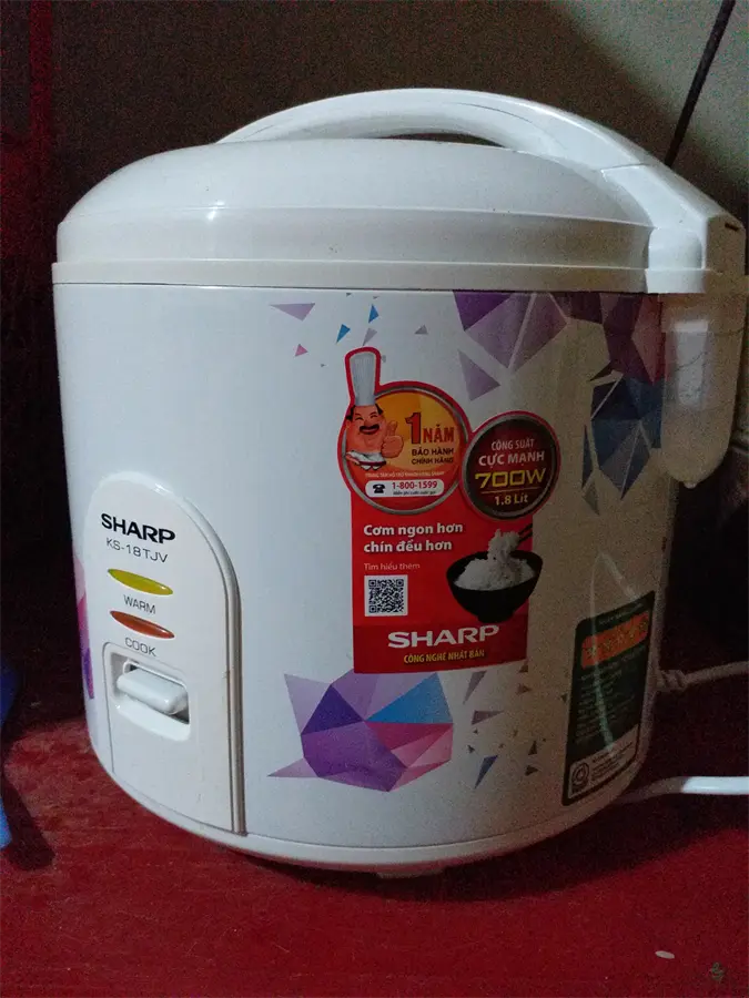 Khách hàng review Nồi cơm nắp gài Sharp 1.8 lít KS-18TJV 34