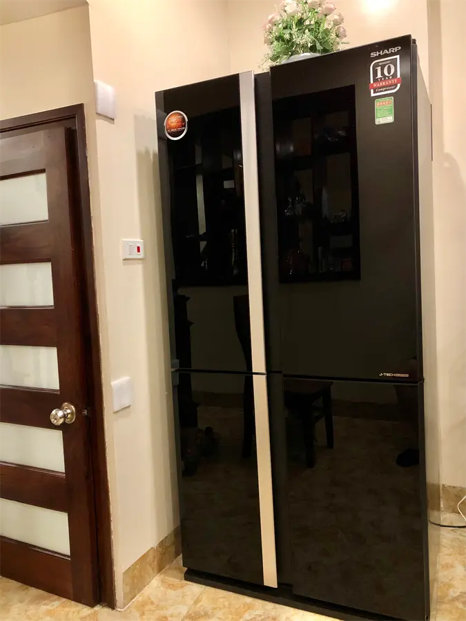 Khách hàng review Tủ lạnh Sharp Inverter 605 lít Multi Door SJ-FX688VG-BK 9