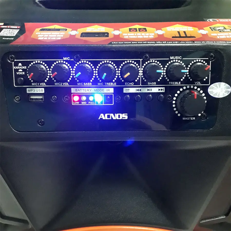 Khách hàng review Dàn karaoke di động Acnos KB39S 300W 4