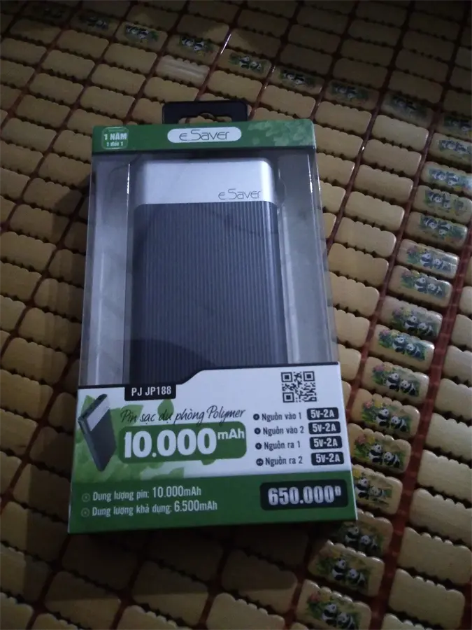 Khách hàng review Pin sạc dự phòng Polymer 10.000 mAh Lightning eSaver PJ JP188 11