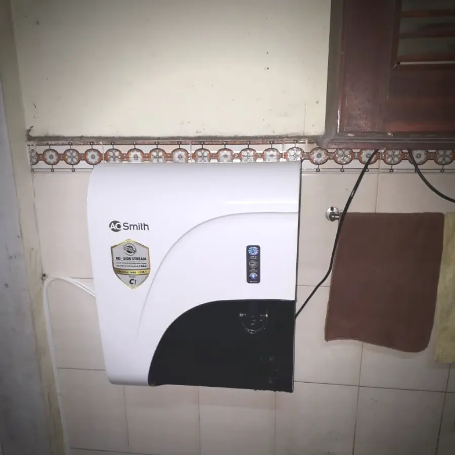 Khách hàng review Máy lọc nước RO AOSmith C1 4 lõi 7