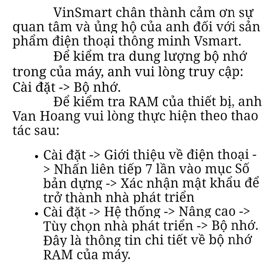 Khách hàng review Điện thoại Vsmart Live (6GB/64GB) 45