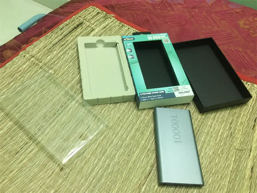 Khách hàng review Pin sạc dự phòng Polymer 10.000 mAh Type C 10W eSaver PJ JP106S 38