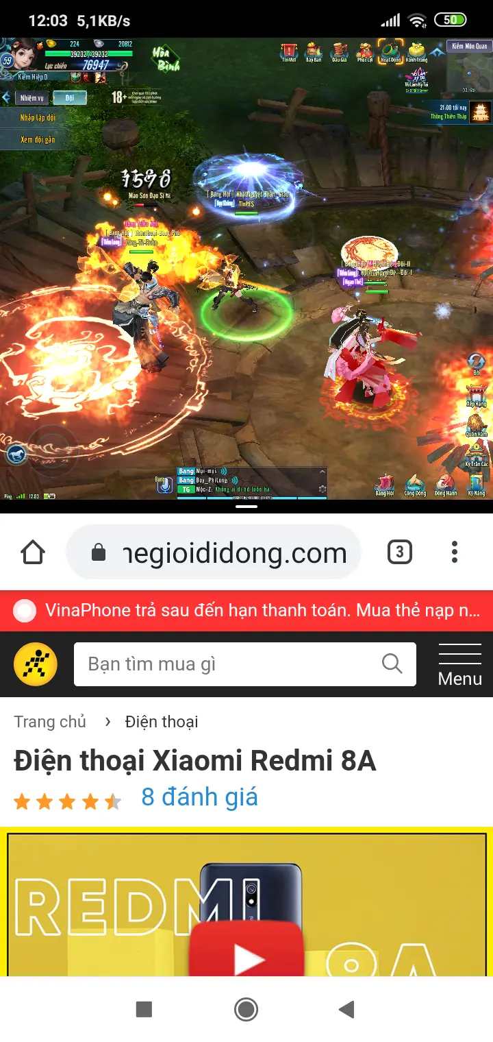 Khách hàng review Điện thoại Xiaomi Redmi 8A 4