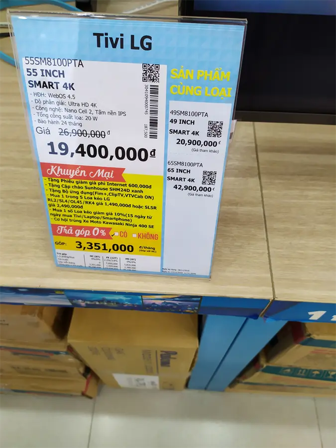 hách hàng review Smart Tivi NanoCell LG 4K 55 inch 55SM8100PTA 6
