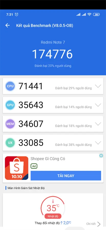Khách hàng review Điện thoại Xiaomi Redmi Note 7 (4GB/64GB) 5