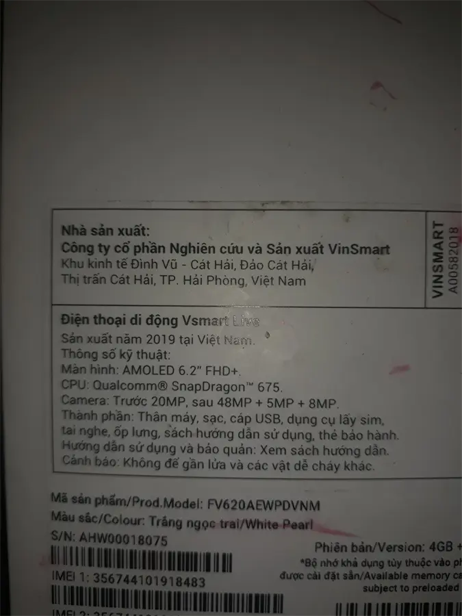Khách hàng review Điện thoại Vsmart Live (4GB/64GB) 17