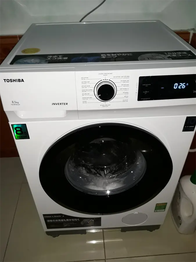 Khách hàng review Máy giặt Toshiba Inverter 8.5 Kg TW-BH95S2V WK 104