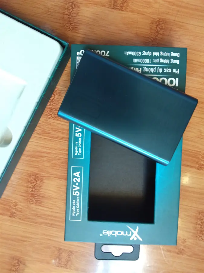 Khách hàng review Pin sạc dự phòng Polymer 10.000 mAh Type C 12W Xmobile PJ JP190ST 17