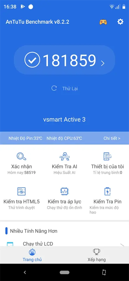 Khách hàng review Điện thoại Vsmart Active 3 (6GB/64GB) 43