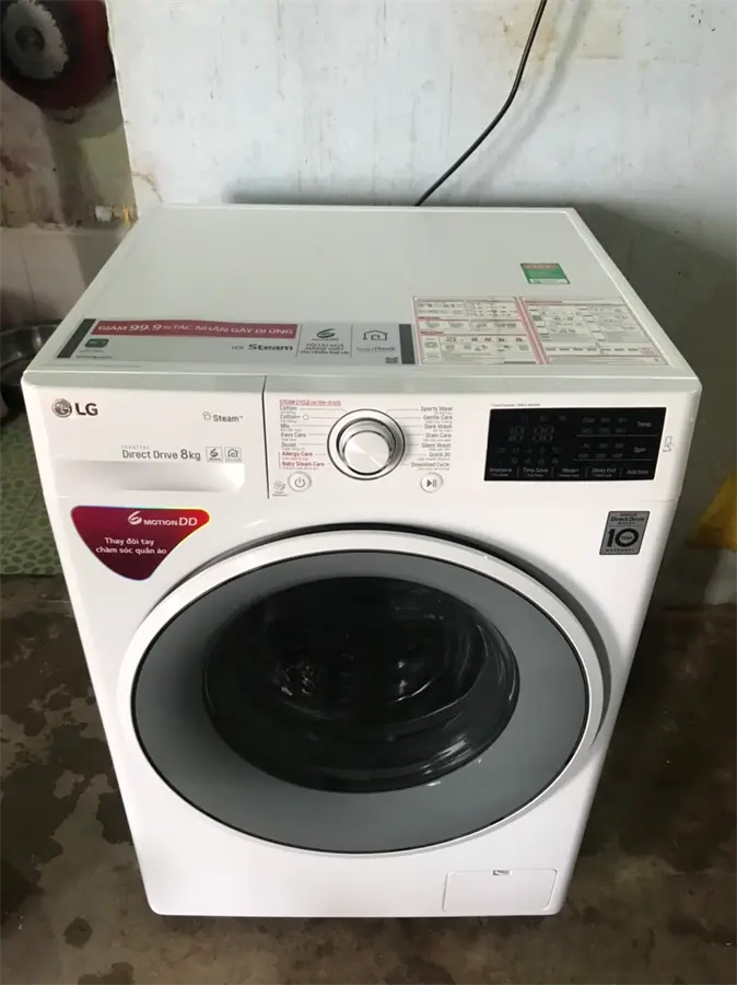 Khách hàng review Máy giặt LG Inverter 8 kg FC1408S4W2 5