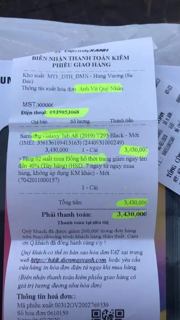 Khách hàng review Máy tính bảng Samsung Galaxy Tab A8 8" T295 (2019) 6