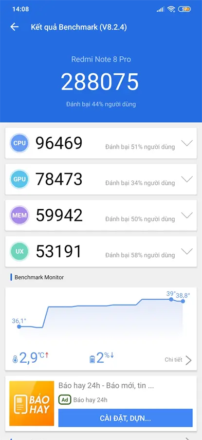 Khách hàng review Điện thoại Xiaomi Redmi Note 8 Pro (6GB/128GB) 12