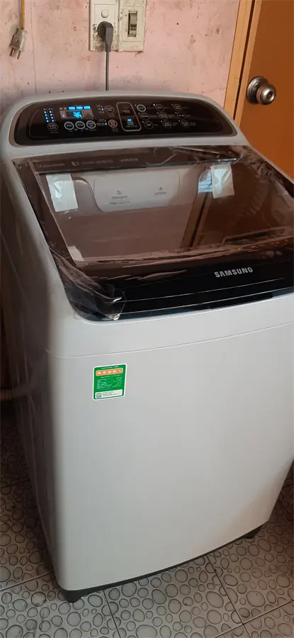 Khách hàng review Máy giặt Samsung Inverter 10.5 kg WA10J5750SG/SV 2