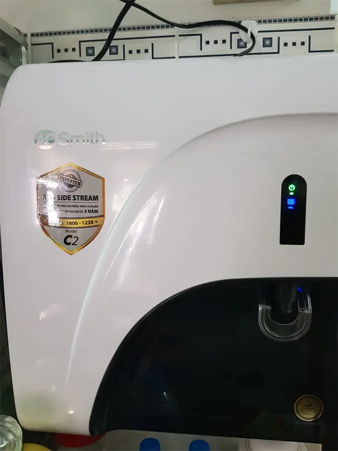 Khách hàng review Máy lọc nước RO AOSmith C2 4 lõi 13