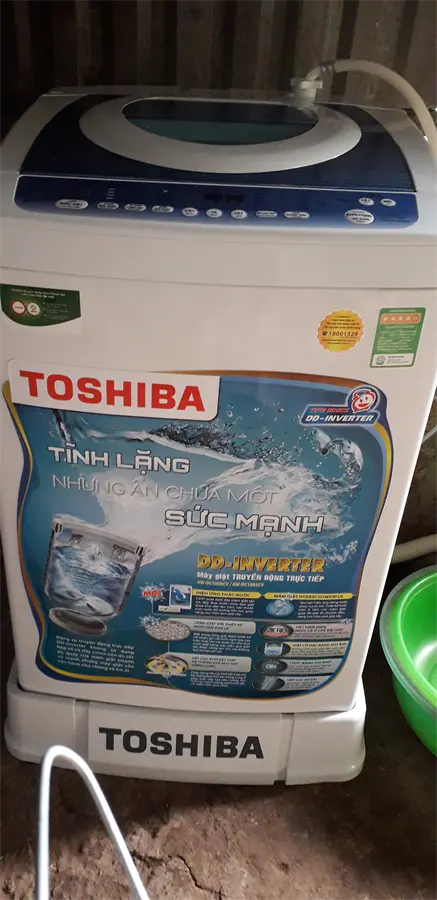 Khách hàng review Máy giặt Toshiba Inverter 9kg AW-DC1005CV 1