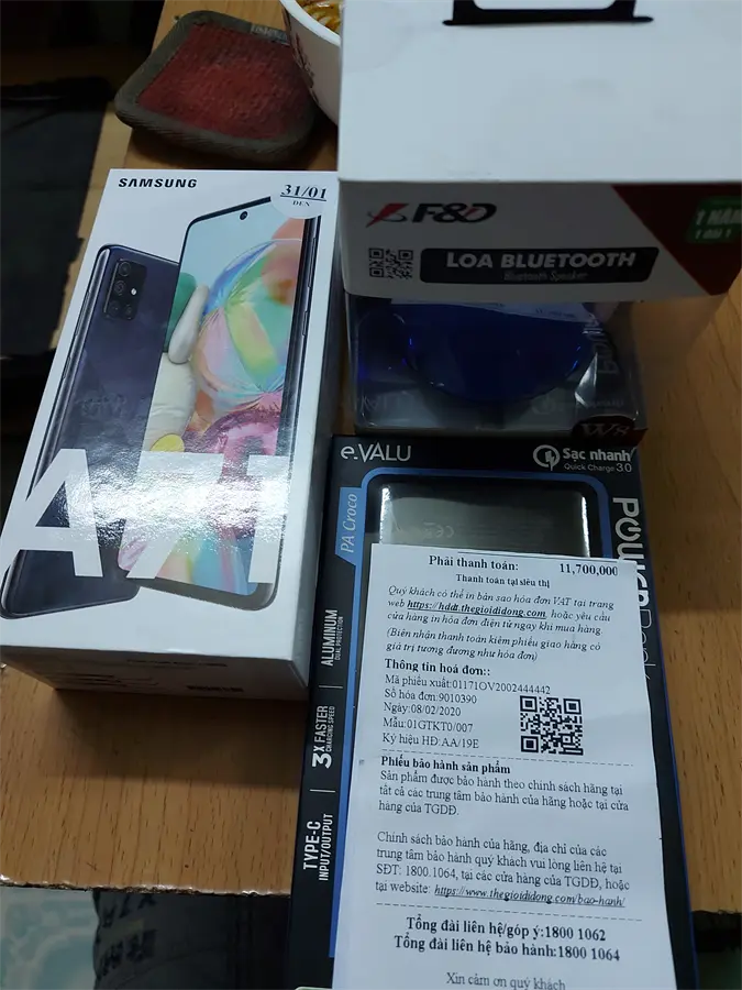 Khách hàng review Điện thoại Samsung Galaxy A71 24