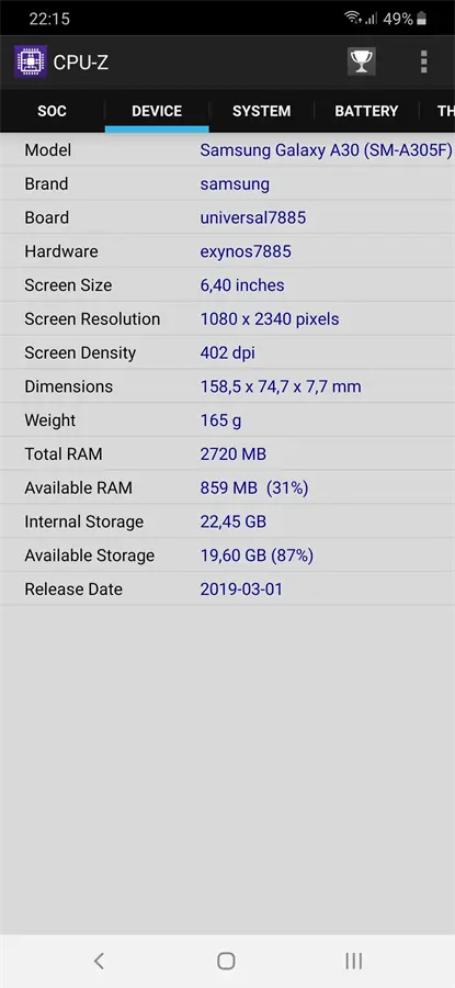 Khách hàng review Điện thoại Samsung Galaxy A30 3GB/32GB 1