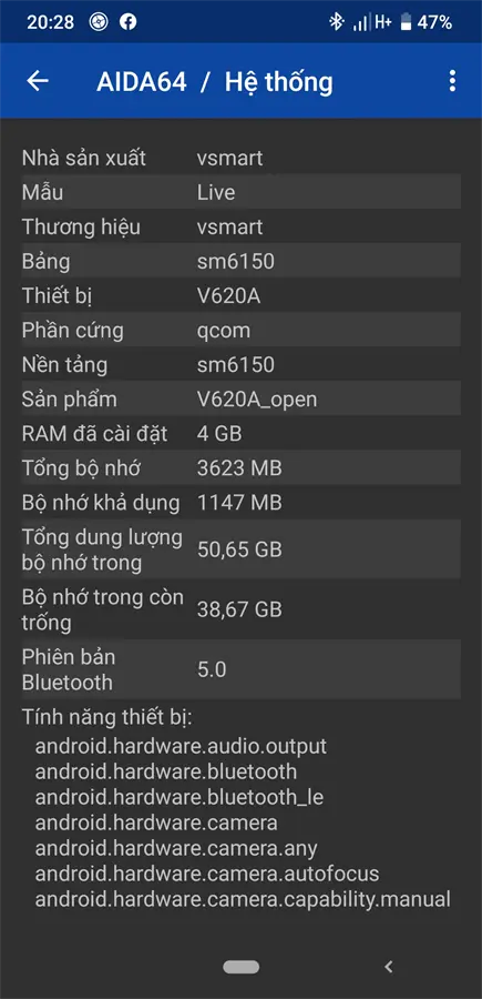 Khách hàng review Điện thoại Vsmart Live (4GB/64GB) 3