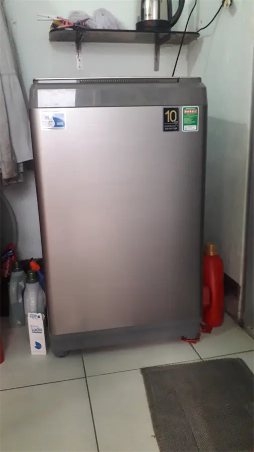 Khách hàng review Máy giặt Aqua Inverter 9 Kg AQW-DK90CT S 5